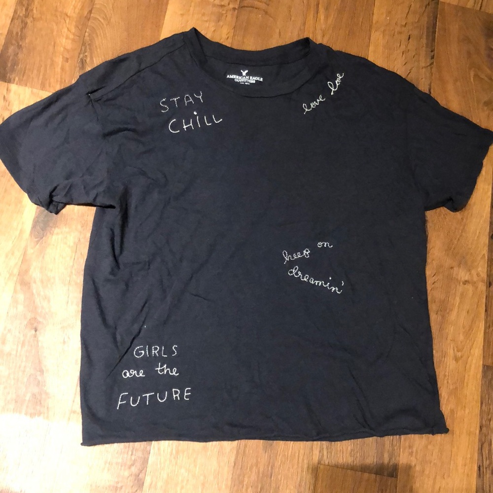 American Eagle embroidered t-shirt